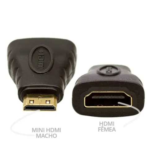 Adaptador Mini E Micro Hdmi Para Hdmi, 1080p