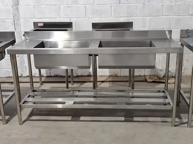 Pia 2 bojo ( Aço Inox)