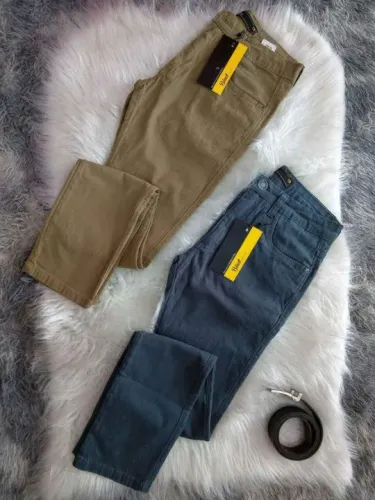 Calça Sarja Masculina Cores Diversas 