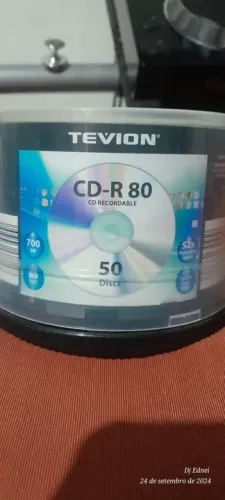 50 CDs Virgens CD-R 80 Tevión - 700MB - 52x