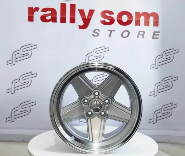 Rodas Mercedes Maxilite Penta Style Prata Borda Diamantada 5x112 - 16x8 e 16x9 Offset 11