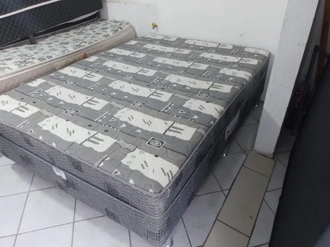 Cama de casal conjugada de espuma ortobom