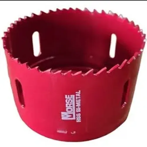 Serra Copo 79mm 3.1/8'' Bi-metal Morse Madeiras/metais/PVC/Gesso
