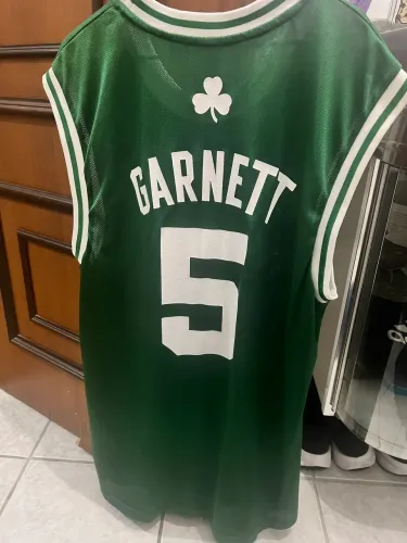 Camisa Boston Celtics oficial Garnett 5 NBA 