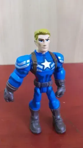 Boneco Capitão América Marvel Superheroes Mashers Hasbro