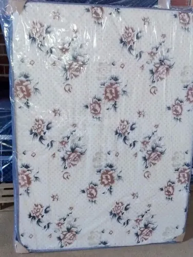 Colchão Casal Floral espuma de  5 cm