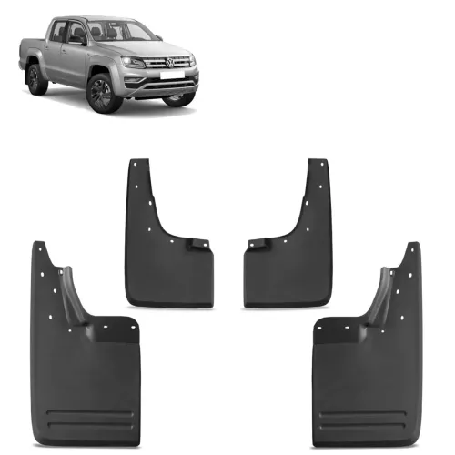 Kit Apara Barro Lameira Amarok 2010 a 2025 Com Alargador Flap Protetor