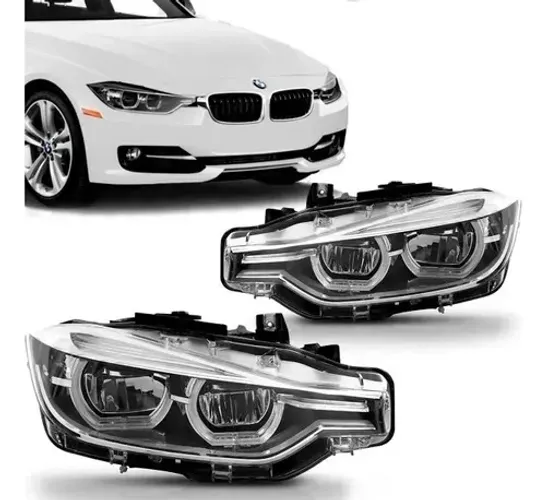 Farol Esquerdo Bmw 320 Série 3 2015 2016 2017 Led Fumê