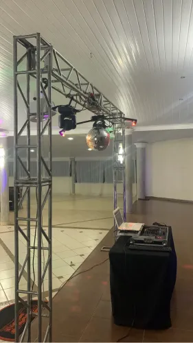 Som mecânico iluminação djs