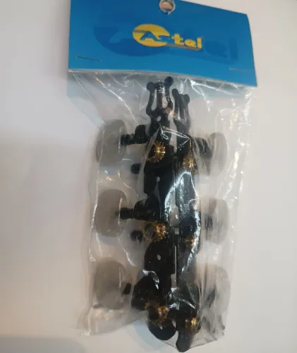 Jogo de Tarraxas para Violão - Preto