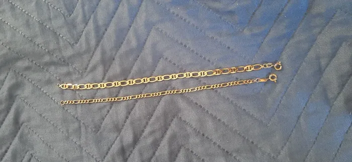 2 Pulseira banhada a ouro