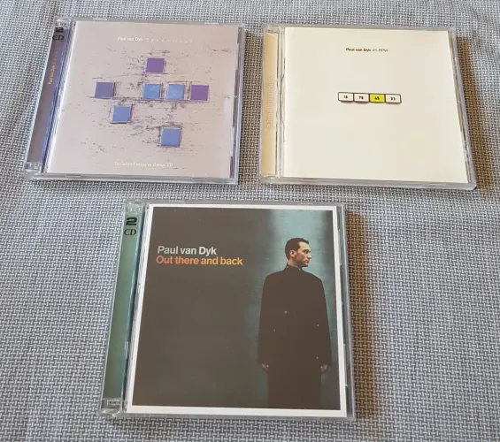 Coleçào CDs Paul Van Dyk - Seven Ways, Out There And Back, 45 RPM