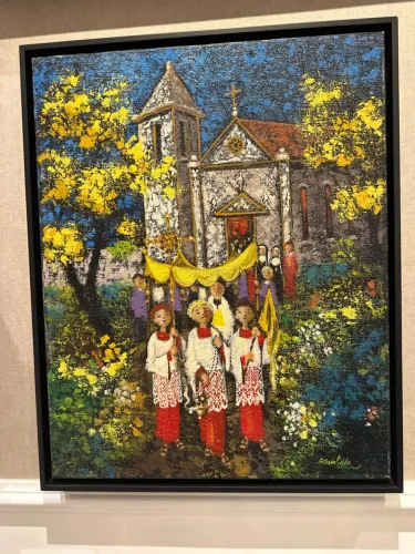 Quadro de óleo sobre tela de Érico da Silva.