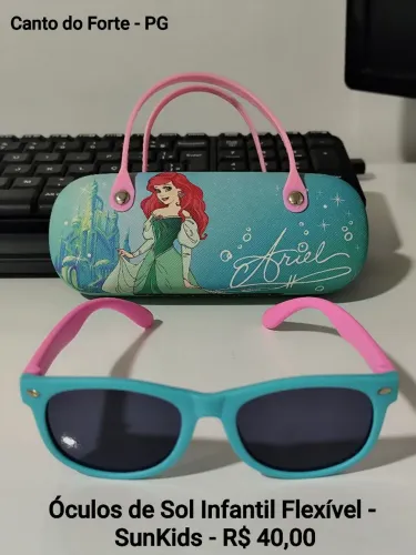 Óculos de sol infantil flexível - marca: Sunkids 