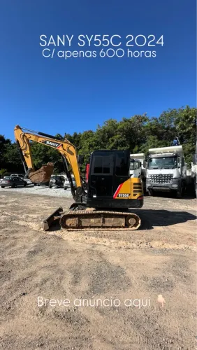 Mini escavadeira Sany SY55C 2024 