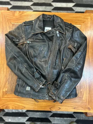 Jaqueta Couro Harley Davidson Priscella Biker 97182-17vw 