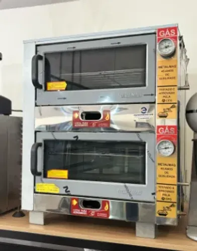 Forno de lastro duas camaras a pronta entrega (alef)