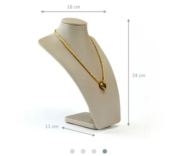 2 BUSTOS (M/G) EXPOSITOR DE COLARES E JOIAS