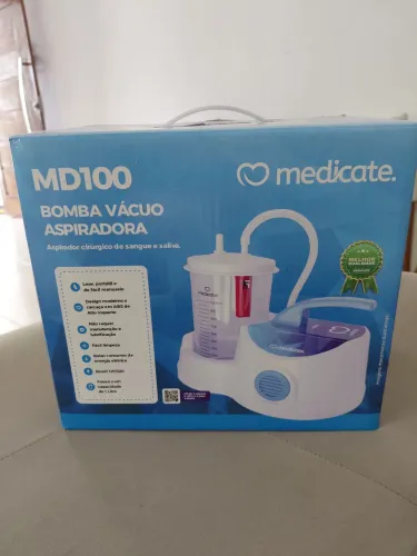 Aspirador Cirúrgico de Sangue e Saliva MD100 Medicate