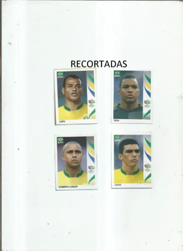 COPA MUNDO 2006 - FIGURINHAS RECORTADAS -