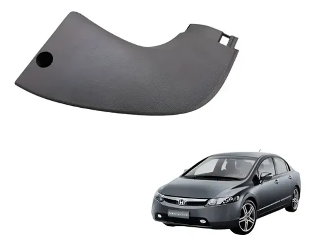 Soleira Lado Direito Honda Civic 2008 Preto