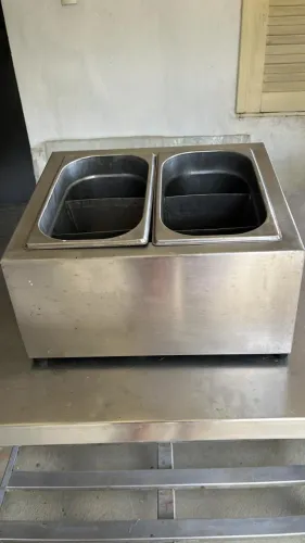 Porta talheres de inox para restaurante 