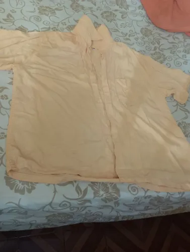 Camisa Social Bege - Tamanho M