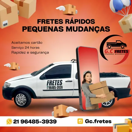 Fretes rápidos 24 horas 