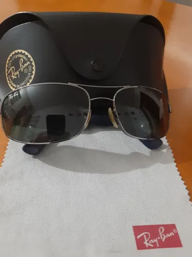 Óculos de sol Ray-Ban Itália :RB3447 armação metal lente cristal cor Geen Polarizado