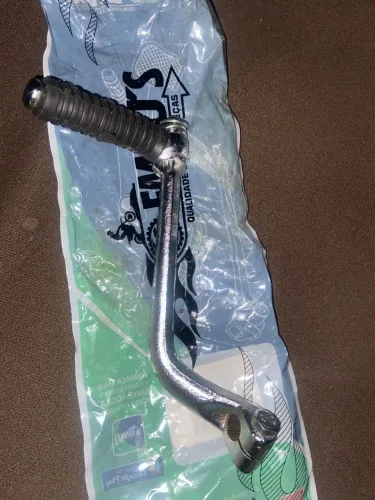 Pedal de partida de pop cromado 