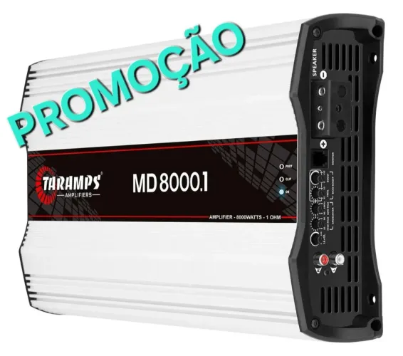 Força  Taramps MD 8.000 RMS 1 Canal