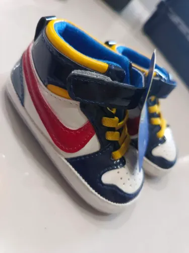 Tênis Infantil - Azul, Vermelho, Amarelo e Branco