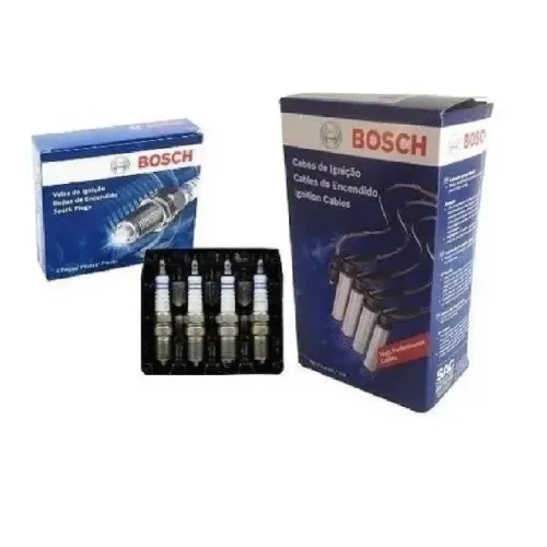 Jogo De Velas Sp33 Bosch Cabos De Vela Fox 1.0 8v 2011