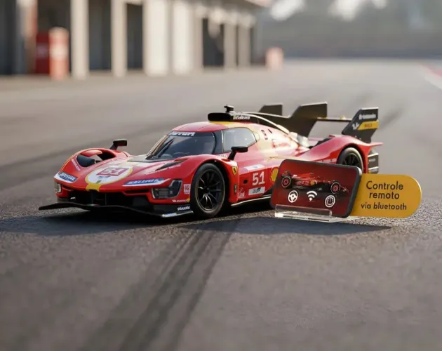 FERRARI EDIÇÃO LIMITADA COM CONTROLE REMOTO VIA BLUETOOTH ITEM LIMITADO RARO COLECIONADOR