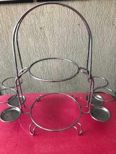 Lindo Suporte p/ Pratos e Talheres Brinox
