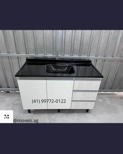 Pia de Cozinha ( 3 Gavetas ) 1.20 - Entrego 