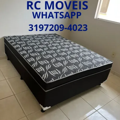 Cama Box Casal OrthoBox com Colchão D33 - Conforto e Durabilidade