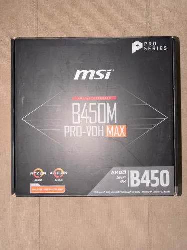 Placa-mãe MSI B450M PRO-VDH MAX