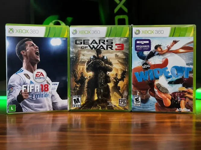 Combo Xbox 360 Original! FIFA 18 + Gears 3 + Wipeout | Excelente Estado