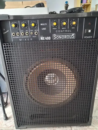 Caixa de Som Amplificada Sonorous MX 400 3 Canais