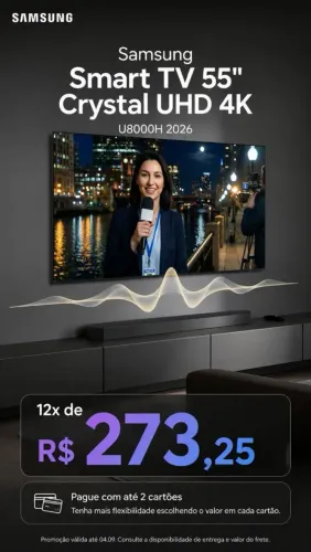 Smart TV 55" UHD 4K