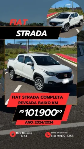 Fiat Strada Freedom 1.3 Flex 8V CD 2024