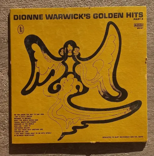 VENDO LP DISCO VINIL DIONNE WARWICK'S GOLDEN HITS