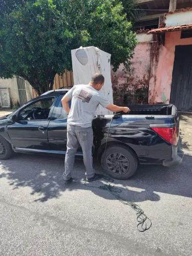 Transporte de Geladeira