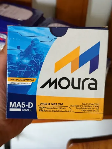 Bateria Moura 5Ah 6Ah Bateria Cral 5Ah Promoção total