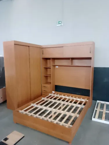 GUARDA-ROUPA CASAL + CAMA QUEEN SIZE PROMOÇÃO 1299,99 A VISTA