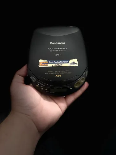 Discman da Panasonic Funcionando perfeitamente + caixas de som!