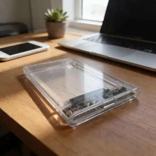 Case Hd Ssd 2,5 Usb 3.0 Externo Transparente Fnx Pc/notebook