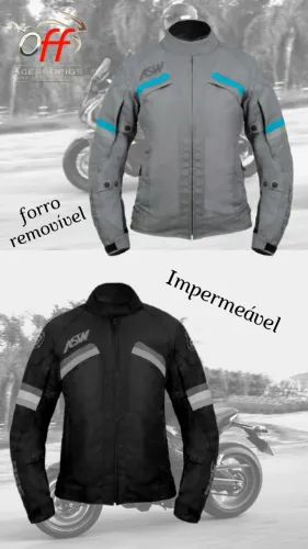 Jaqueta Motociclista ASW Feminino impermeável