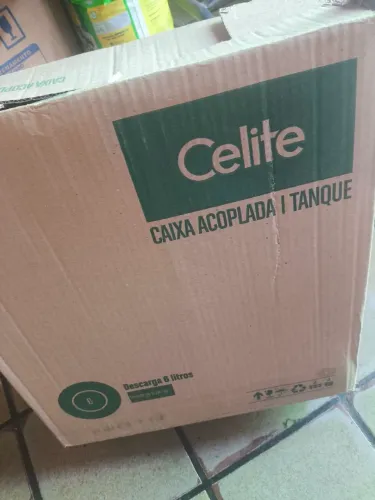 Caixa Acoplada Celite 6 Litros - Tanque Original - Nova na Caixa<br>